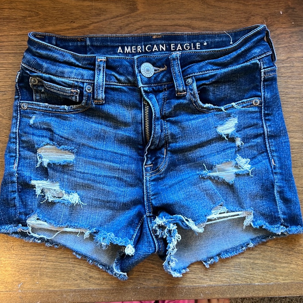 COPY - american eagle next level stretch jean shorts